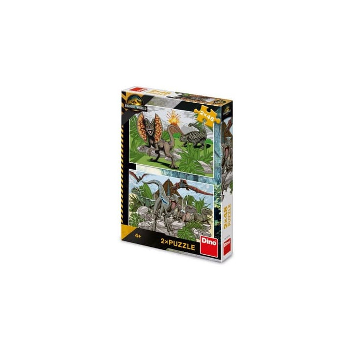 Puzzle Jurassic World 2x48 dílků