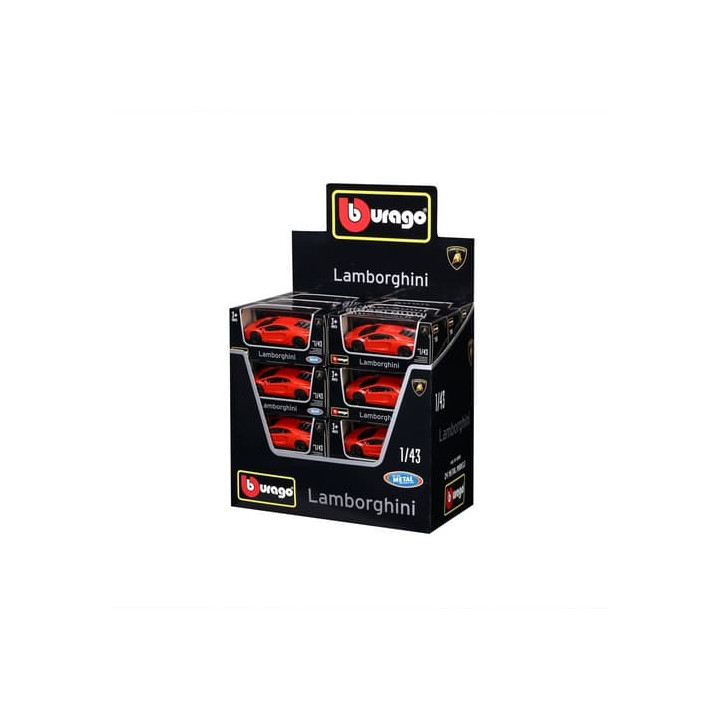 Bburago - Auta Street Fire, Lamborghini, display 24ks, 1:43