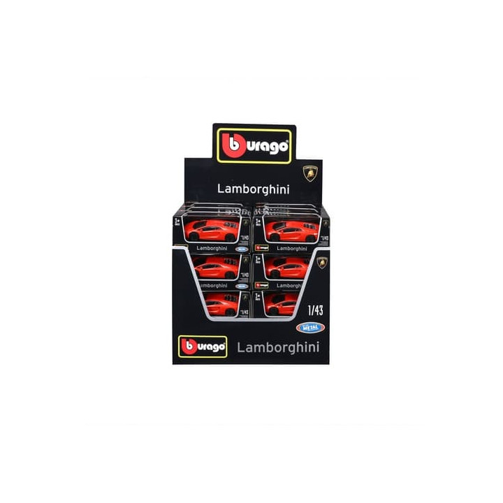Bburago - Auta Street Fire, Lamborghini, display 24ks, 1:43