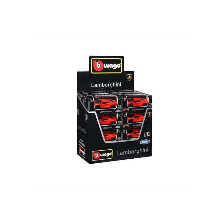 Bburago - Auta Street Fire, Lamborghini, display 24ks, 1:43