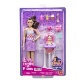 Panenka Barbie Deluxe style modelka s hvězdami