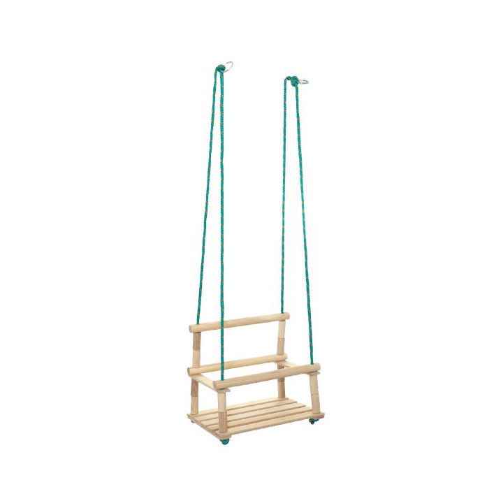 Houpačka dřevo přírodní 26 x 40 cm nosnost 200 kg v sáčku