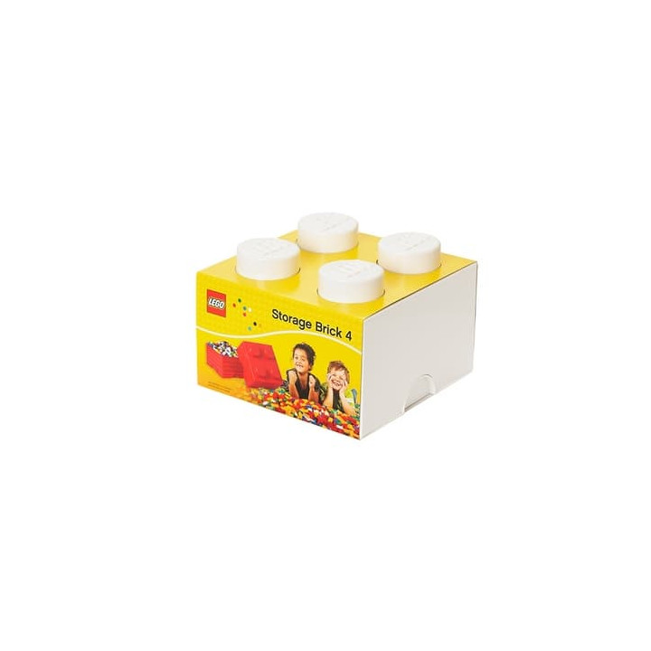 LEGO úložný box 4 - bílá
