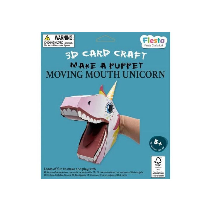 Fiesta Crafts Kreativní sada 3D loutka Jednorožec
