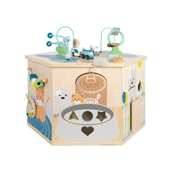 small foot Motorická interaktivní kostka Pets XXL