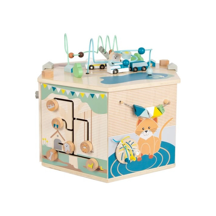 small foot Motorická interaktivní kostka Pets XXL