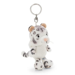 NICI GREEN Klíčenka sněžný leopard Eleni Snowbell, 10 cm