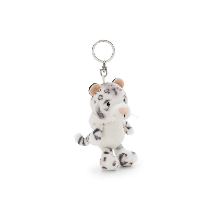 NICI GREEN Klíčenka sněžný leopard Eleni Snowbell, 10 cm