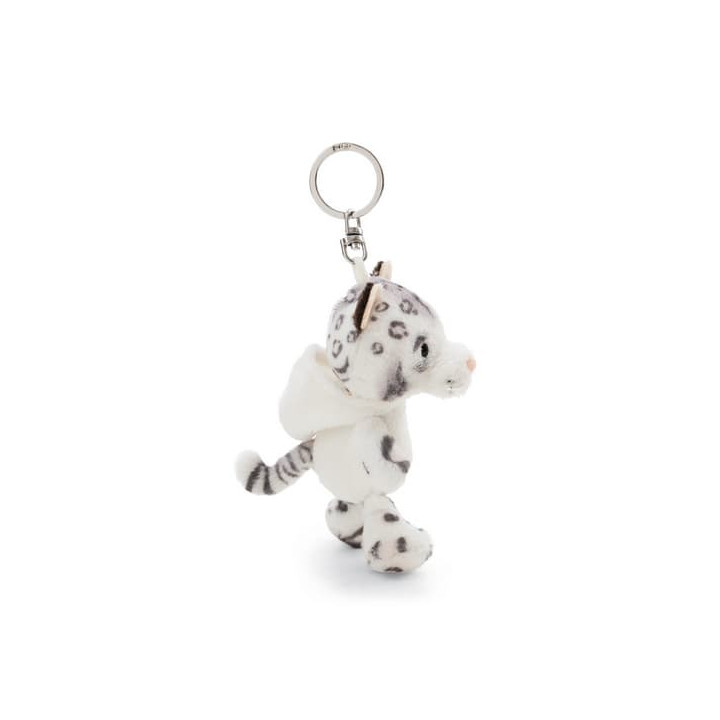 NICI GREEN Klíčenka sněžný leopard Eleni Snowbell, 10 cm