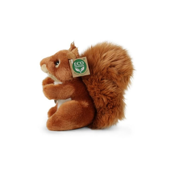 Rappa Plyšová veverka sedící 18 cm ECO-FRIENDLY