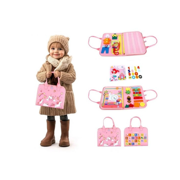 2Kids Toys Senzorická busy kniha Jednorožec 1