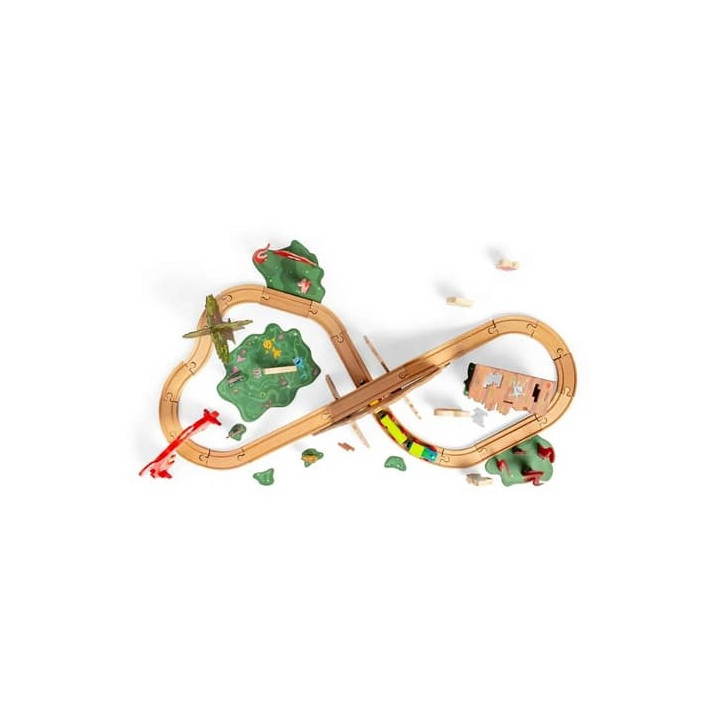 Bigjigs Rail Dřevěná vláčkodráha Příšerky