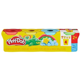 HASBRO - Play-Doh 4ks kelímků 4 x 85g