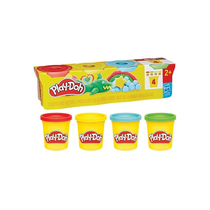 HASBRO - Play-Doh 4ks kelímků 4 x 85g