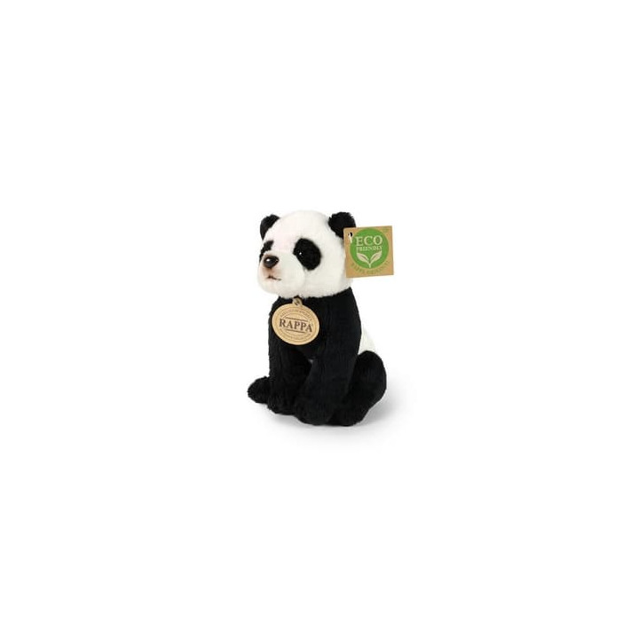 Rappa Plyšová panda sedící 15 cm ECO-FRIENDLY