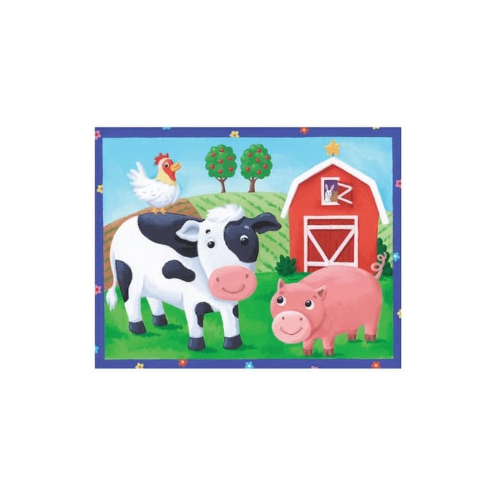 Mudpuppy Puzzle Na farmě 12 dílků