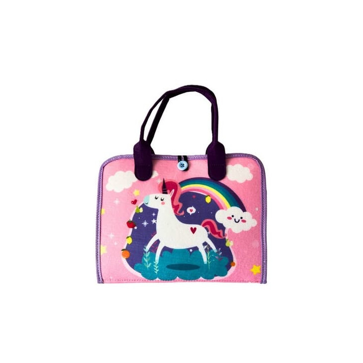 2Kids Toys Senzorická busy kniha Jednorožec 2
