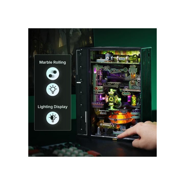 RoboTime 3D mechanická skládačka kuličkové dráhy Město alchymie