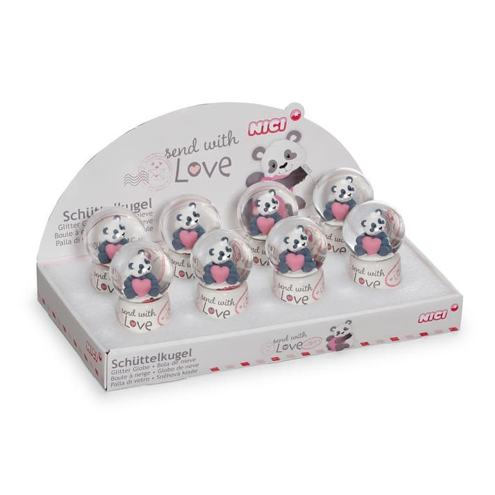 NICI Sněžítko Panda Love 6,5cm