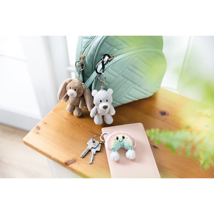NICI klíčenka Králíček Lopino 10cm, GREEN