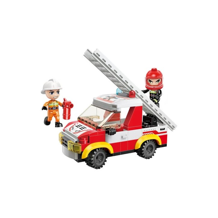 Qman Mine City Fire Line W12011-3 Automobilový žebřík