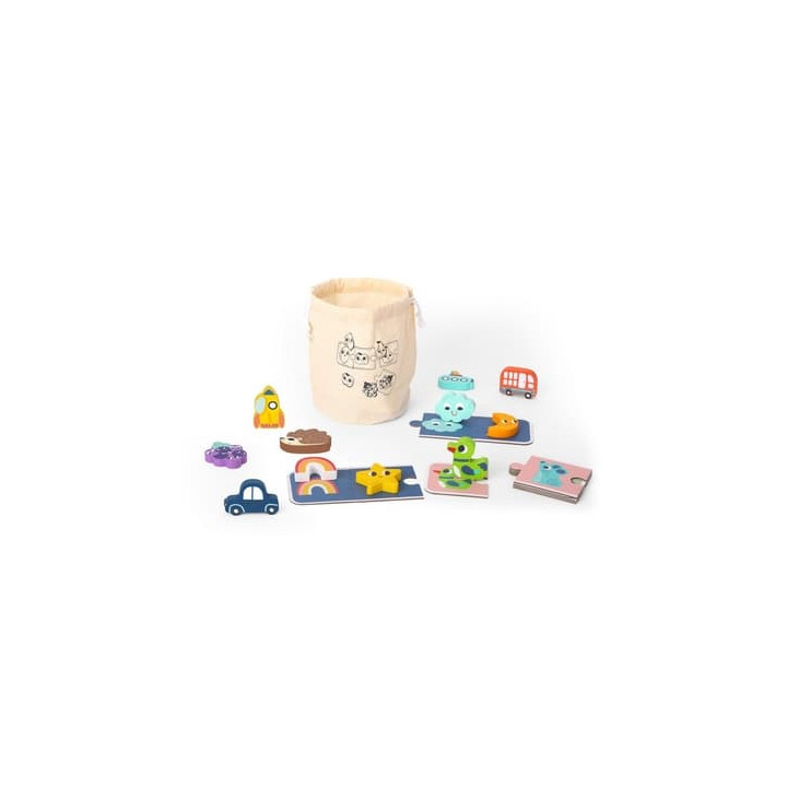 Senzorická paměť Tvary Puzzle