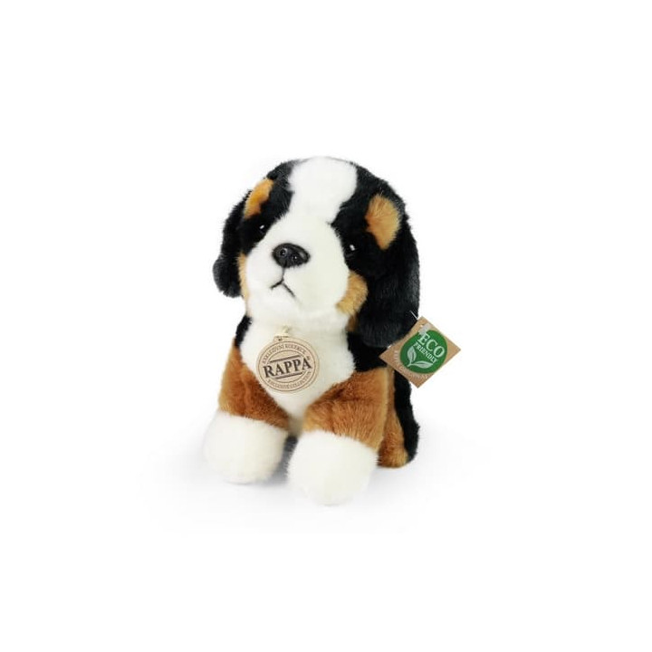 Rappa Plyšový bernský salašnický pes sedící 18 cm ECO-FRIENDLY