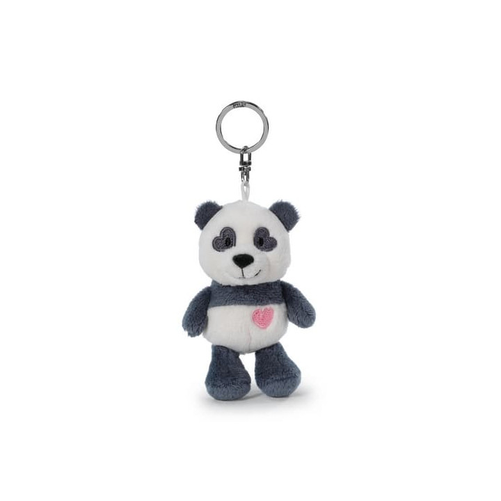 NICI Klíčenka Panda Love se srdíčkem, 10 cm