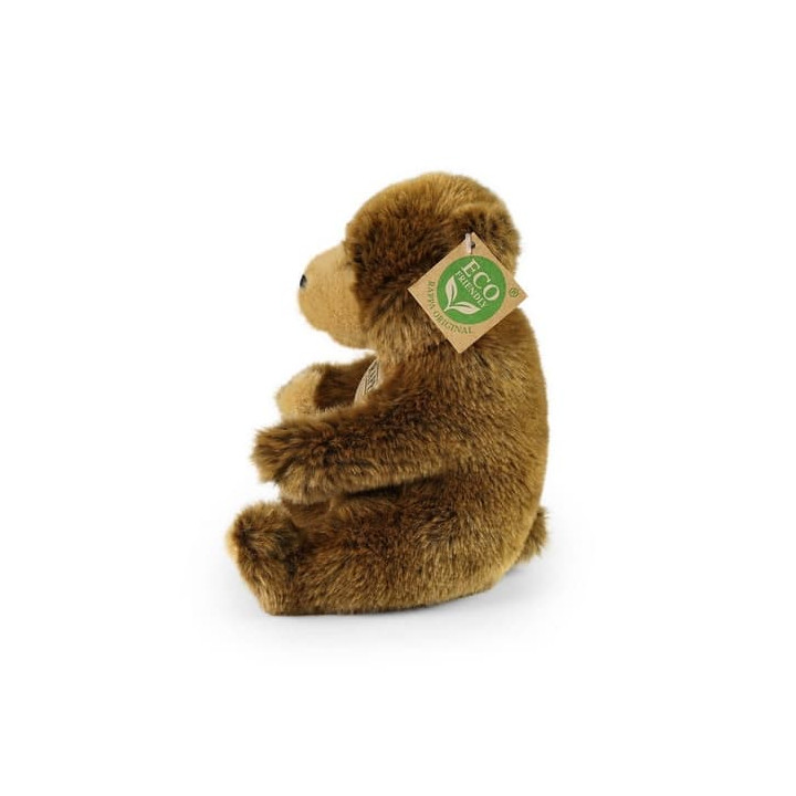 Rappa Plyšový medvěd hnědý 19 cm ECO-FRIENDLY