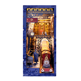 2Kids Toys 3D skládačka Zarážka na knihy Miniatura domečku Magické nádraží