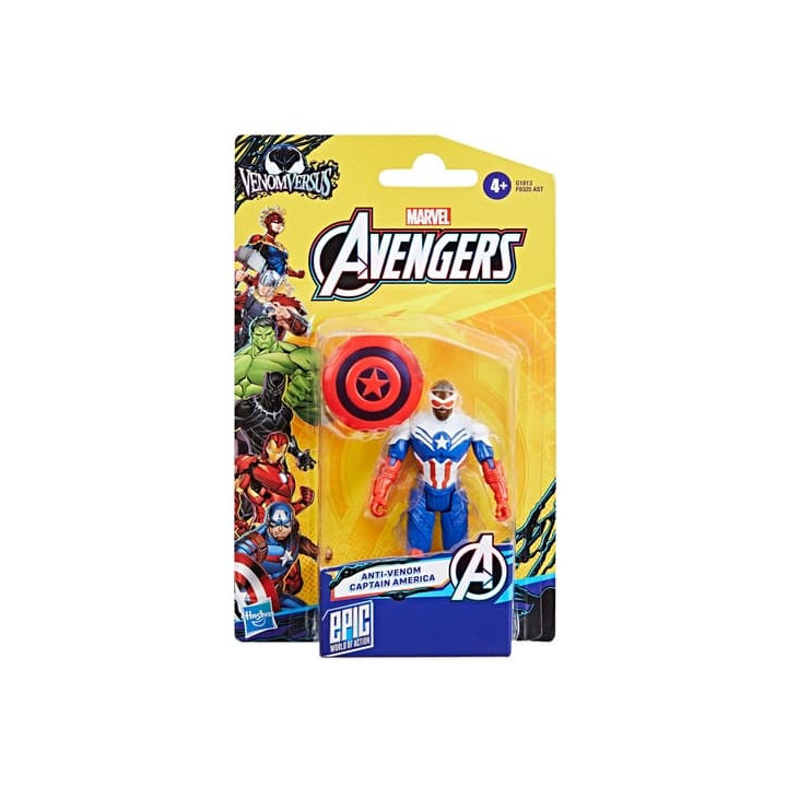 HASBRO - Avengers Venomversus Anti-Venom Kapitán Amerika, figurka s přísl.