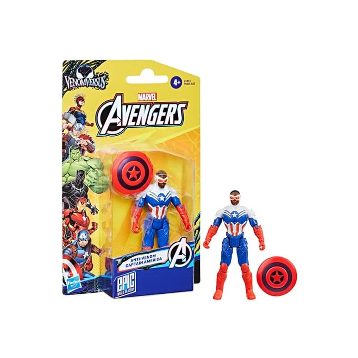 HASBRO - Avengers Venomversus Anti-Venom Kapitán Amerika, figurka s přísl.