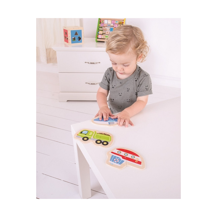 Bigjigs Toys Easy puzzle Dopravní prostředky