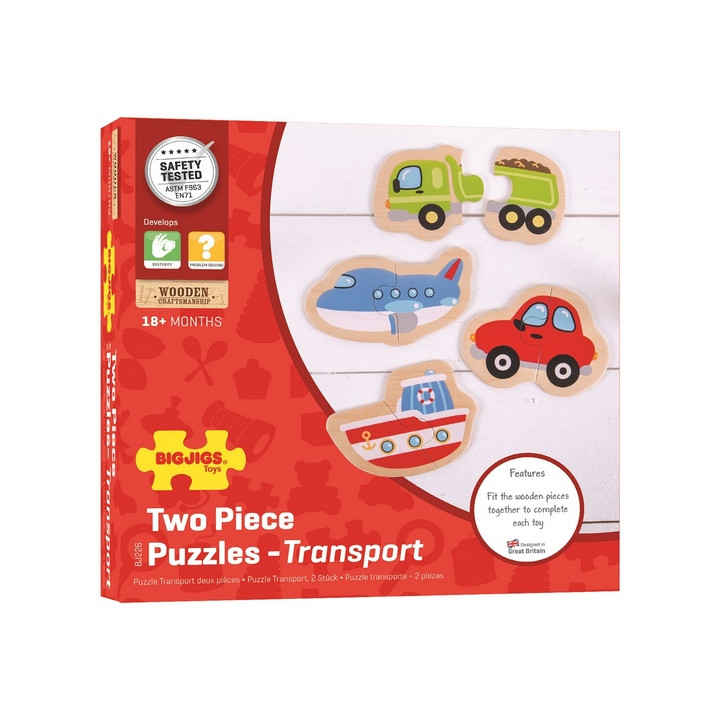 Bigjigs Toys Easy puzzle Dopravní prostředky