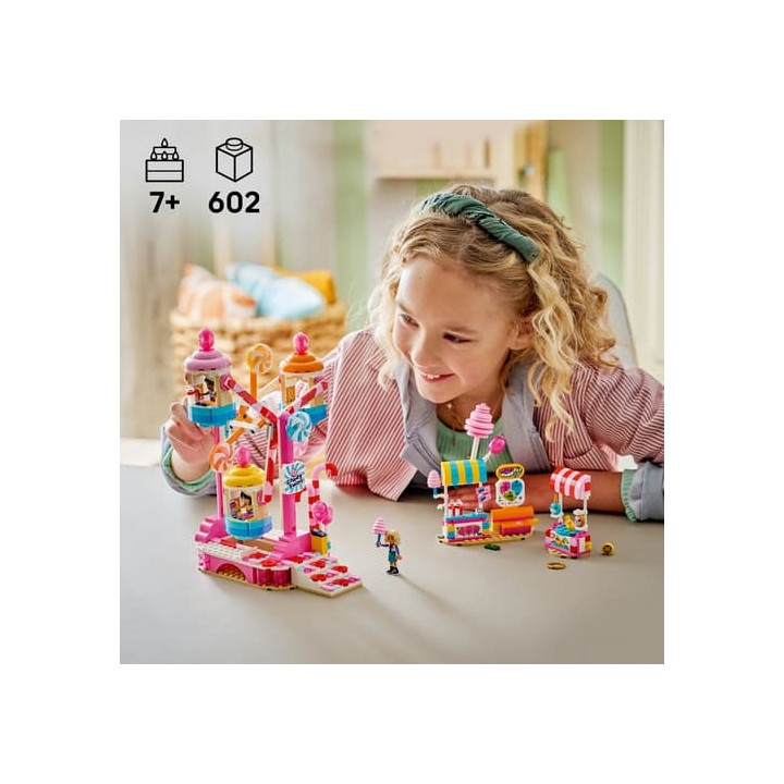 Lego Friends 42700 Kolotoč se sladkostmi a cupcaky