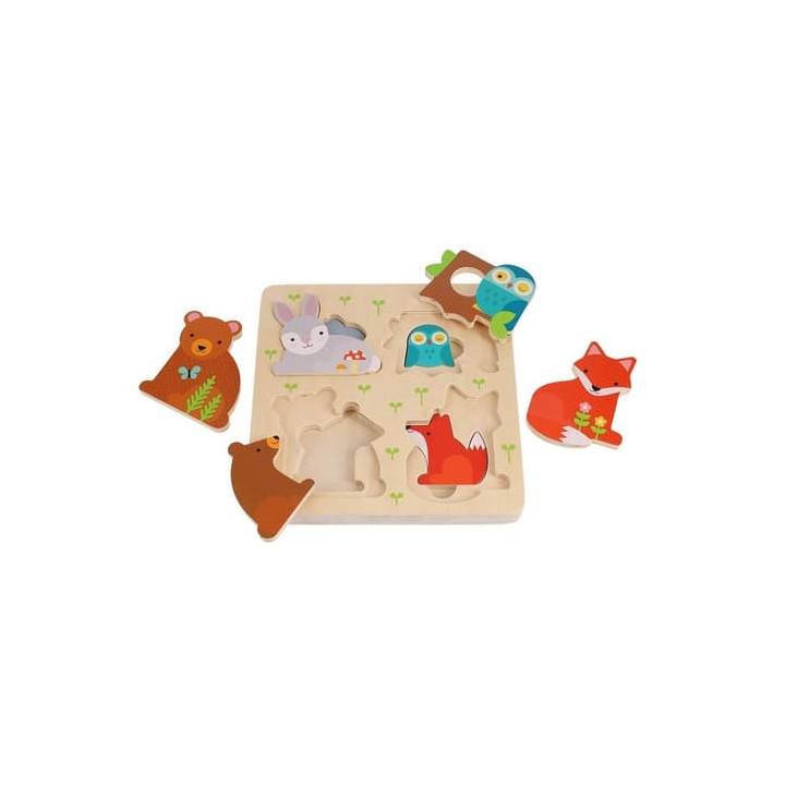 Petit Collage Dřevěné Reveal Puzzle Jsi moje miminko
