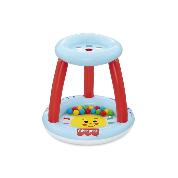 Nafukovací hrací centrum Fisher Price s míčky - 15ks, 89cm x 89cm x 84cm