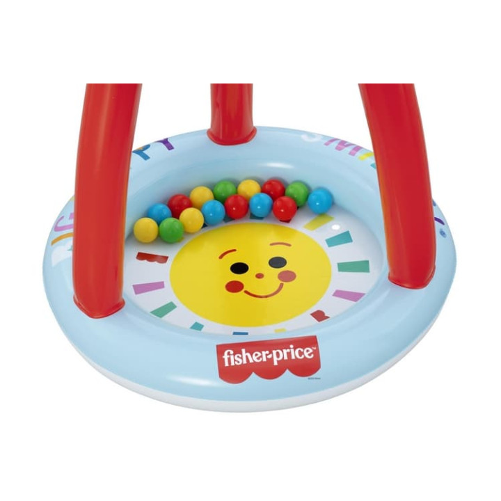 Nafukovací hrací centrum Fisher Price s míčky - 15ks, 89cm x 89cm x 84cm