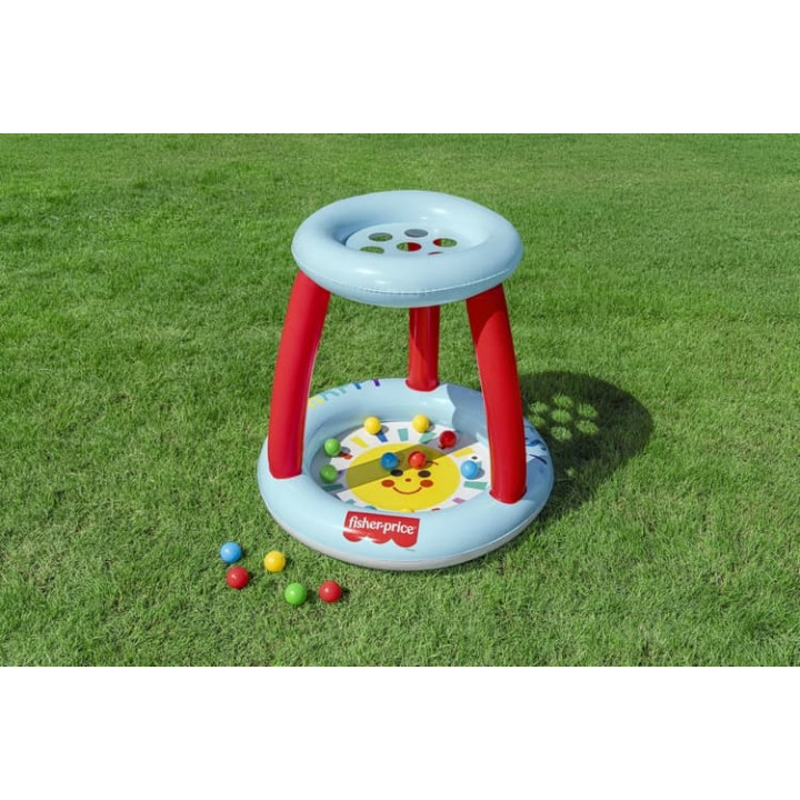Nafukovací hrací centrum Fisher Price s míčky - 15ks, 89cm x 89cm x 84cm