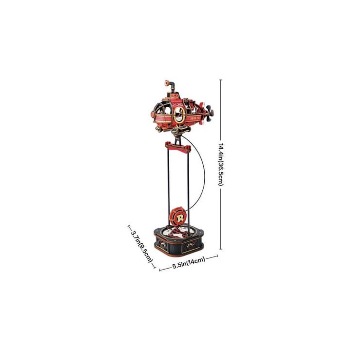 RoboTime 3D mechanická skládačka Ponorka s kyvadlem