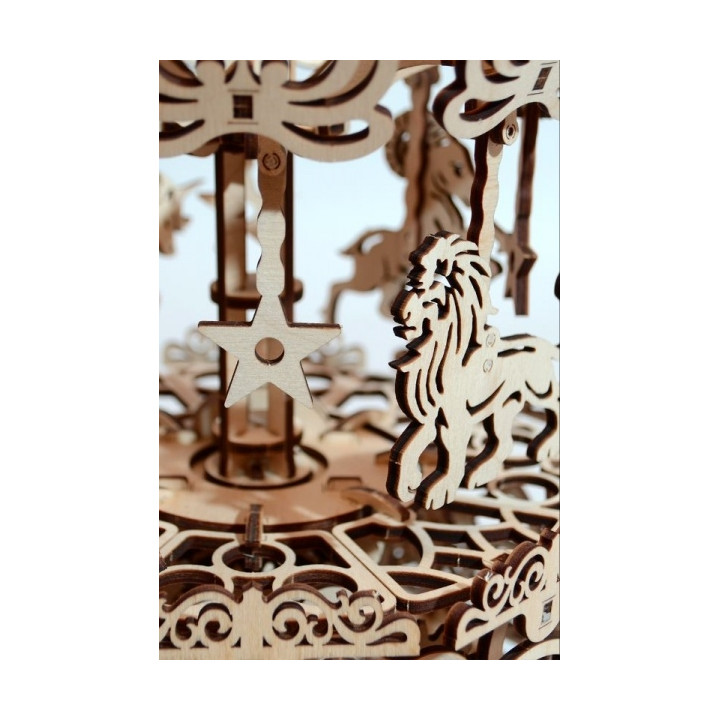 Wood Trick 3D mechanické puzzle - Kolotoč