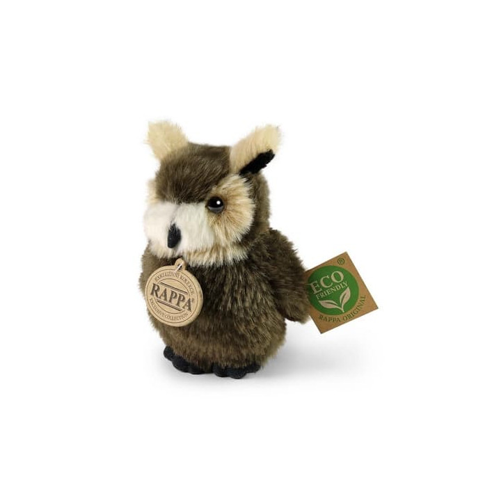 Rappa Plyšový pták sova/výr 13 cm ECO-FRIENDLY