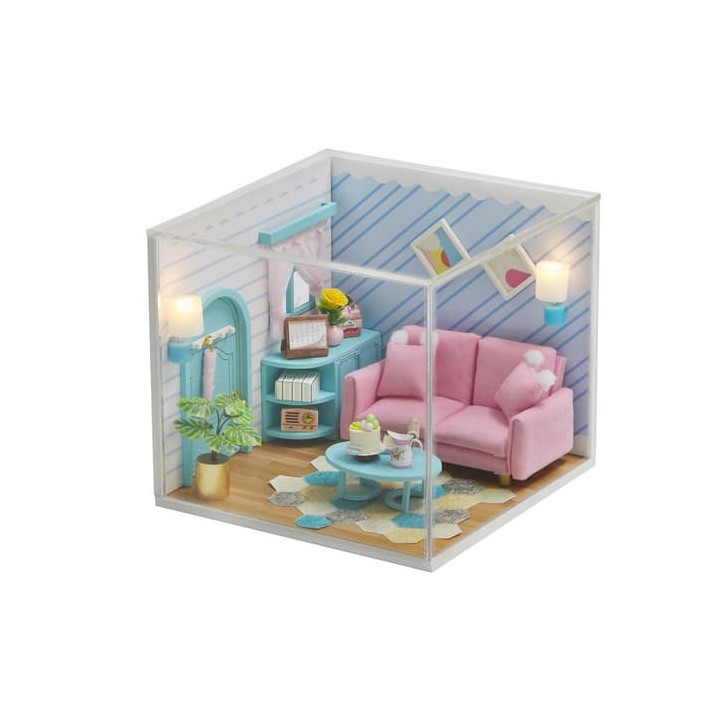 2Kids Toys miniatura domečku Slunný obývací pokoj