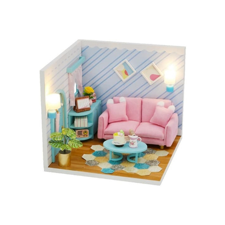 2Kids Toys miniatura domečku Slunný obývací pokoj