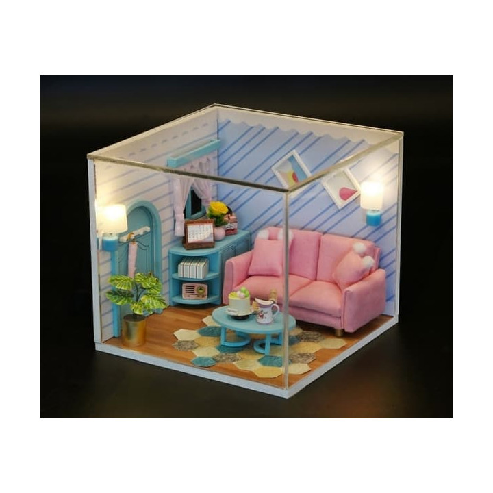 2Kids Toys miniatura domečku Slunný obývací pokoj