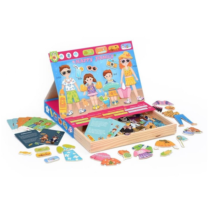2Kids Toys Magnetické oblékání Rodina