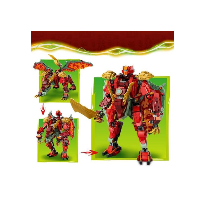 Lego Ninjago 71868 Wyldfyre a transformační dračí oblek