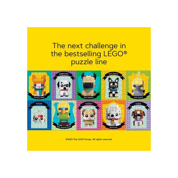Chronicle Books Puzzle LEGO® Zvířecí kamarádi 1000 dílků
