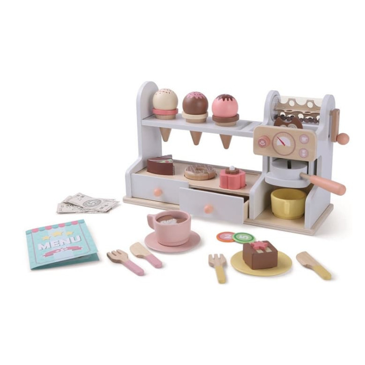 2Kids Toys Dřevěná cukrárna 2 v 1