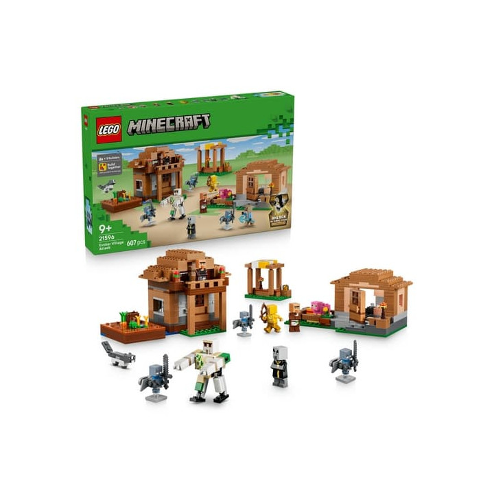 Lego Minecraft 21596 Útok Mága na vesnici